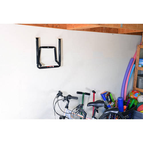 Wall-Mounted 2-Bicycle Folding Storage Bike Rack