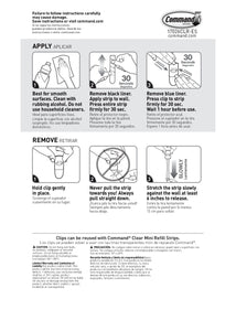  Clear Decorating Clips Value Pack, 40 Clips, 48 Strips